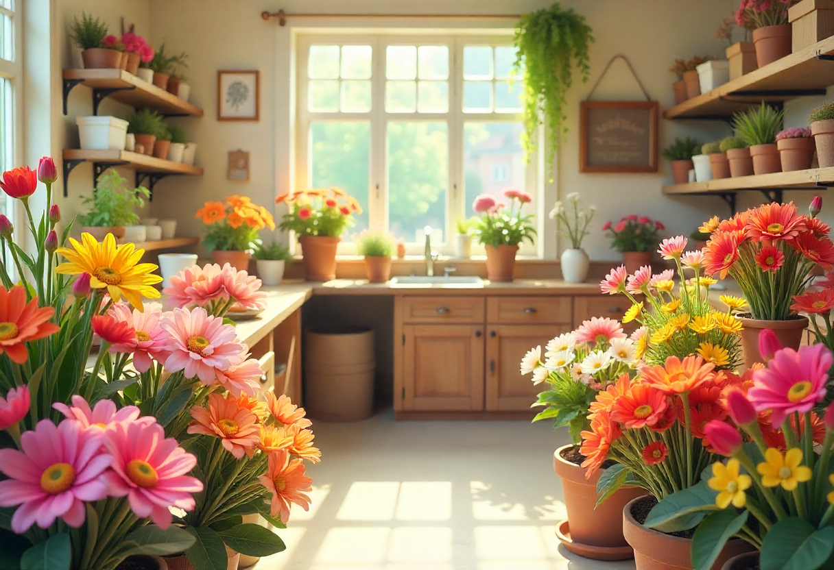 Sustainable floristry practices at Mobileworks